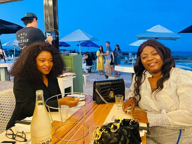 Sunset dinner by the bay